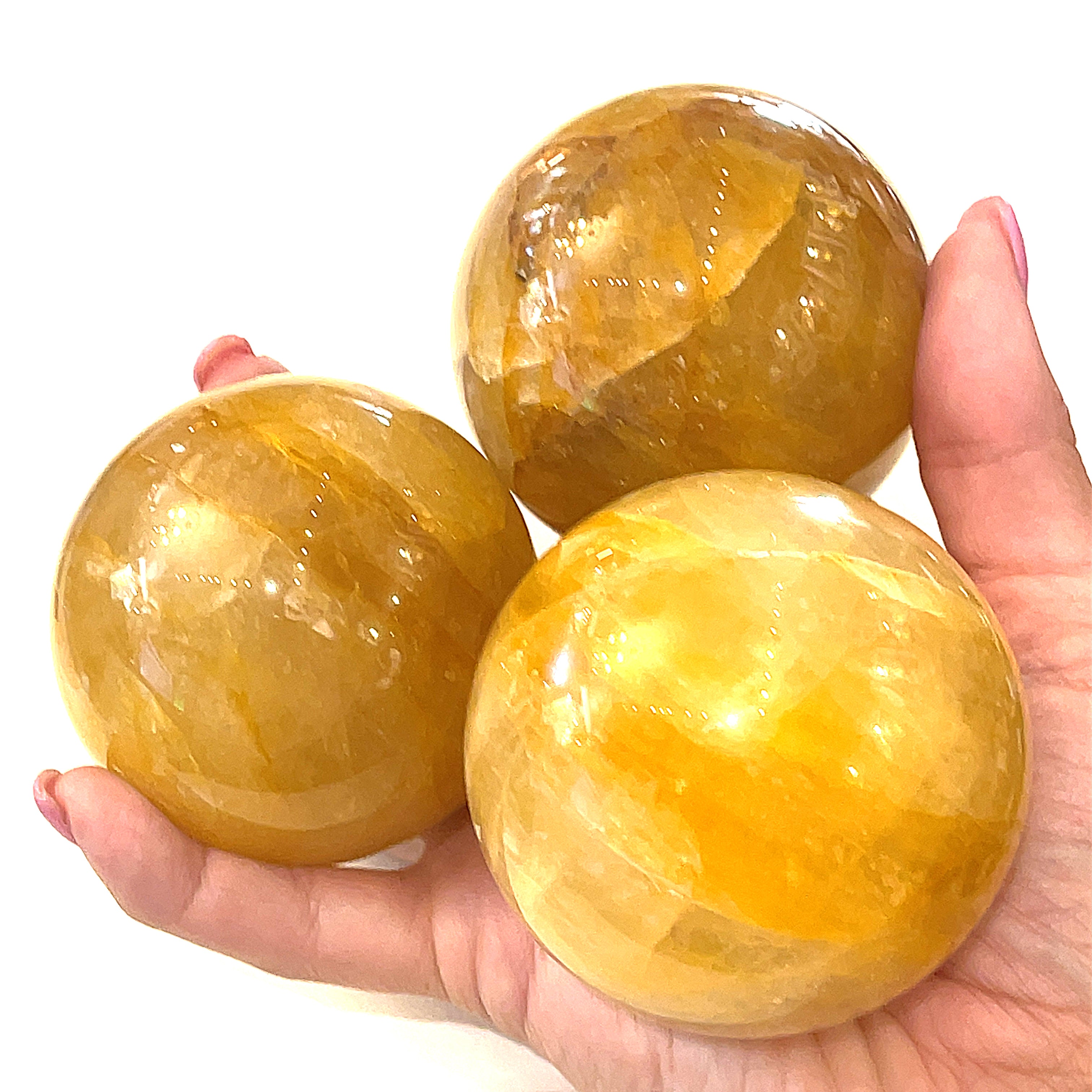Healer Golden Quartz Sphere Gemstone