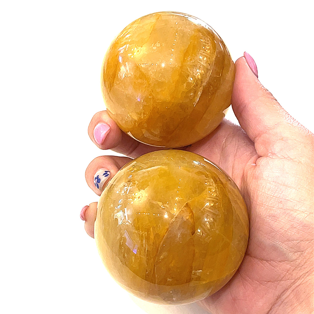 Healer Golden Quartz Sphere Gemstone
