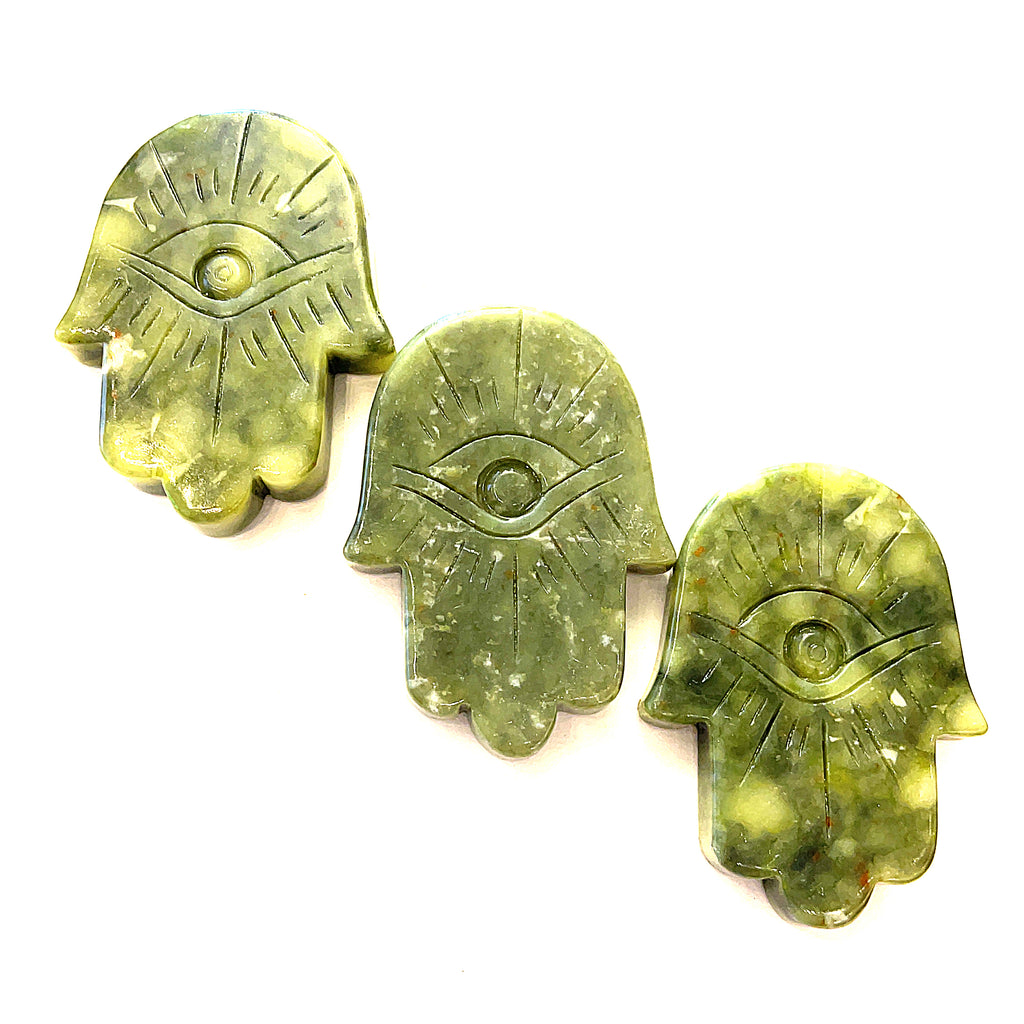 Humza and Evil Eye Gemstone Carving / Shape