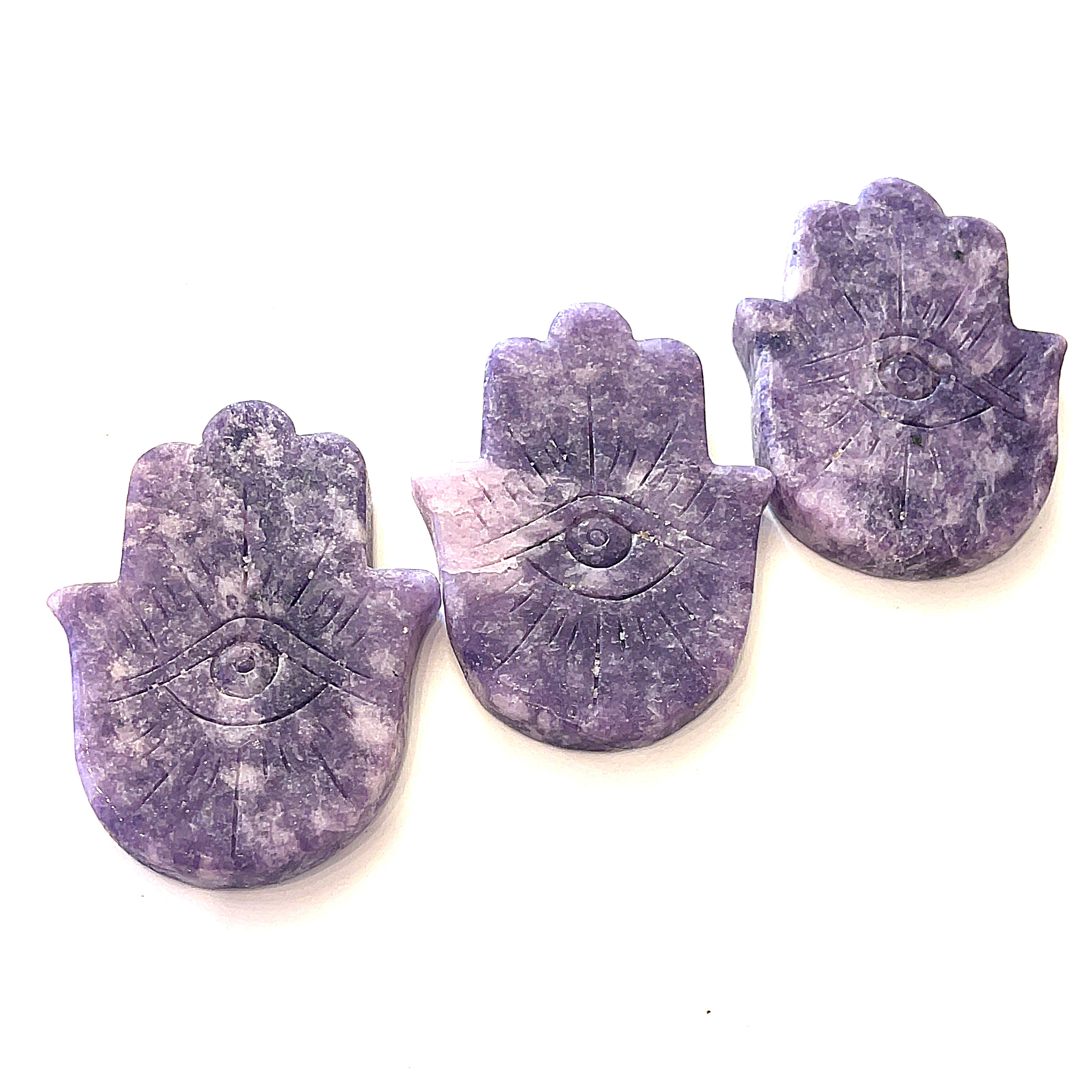 Humza and Evil Eye Gemstone Carving / Shape