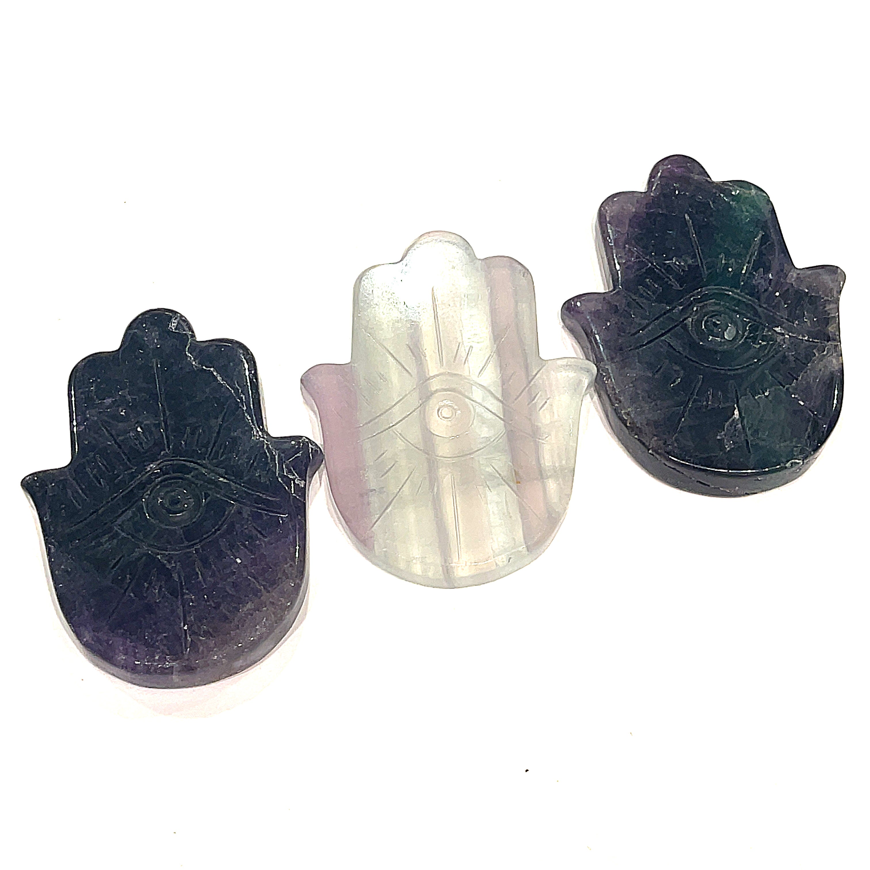 Humza and Evil Eye Gemstone Carving / Shape