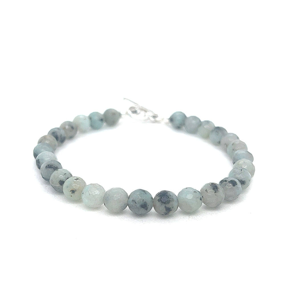 Kiwi Jasper Gemstone Beaded Bracelet | Hidden Jewel of the South End