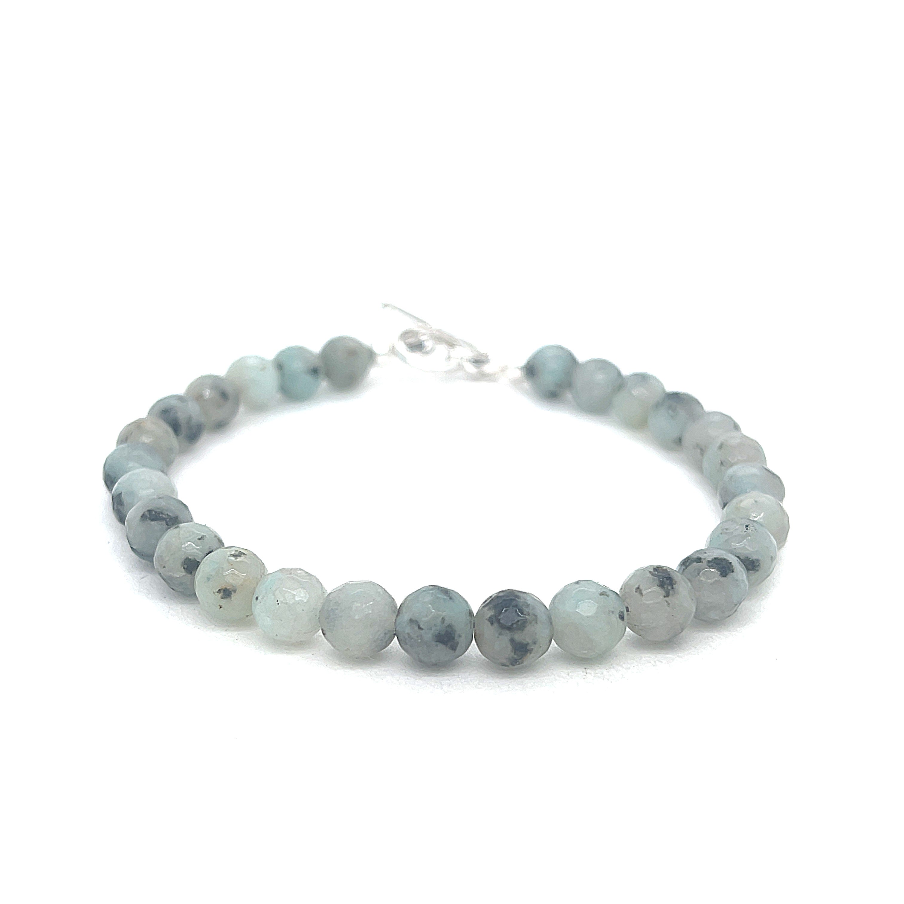 Kiwi Jasper Gemstone Beaded Bracelet | Hidden Jewel of the South End