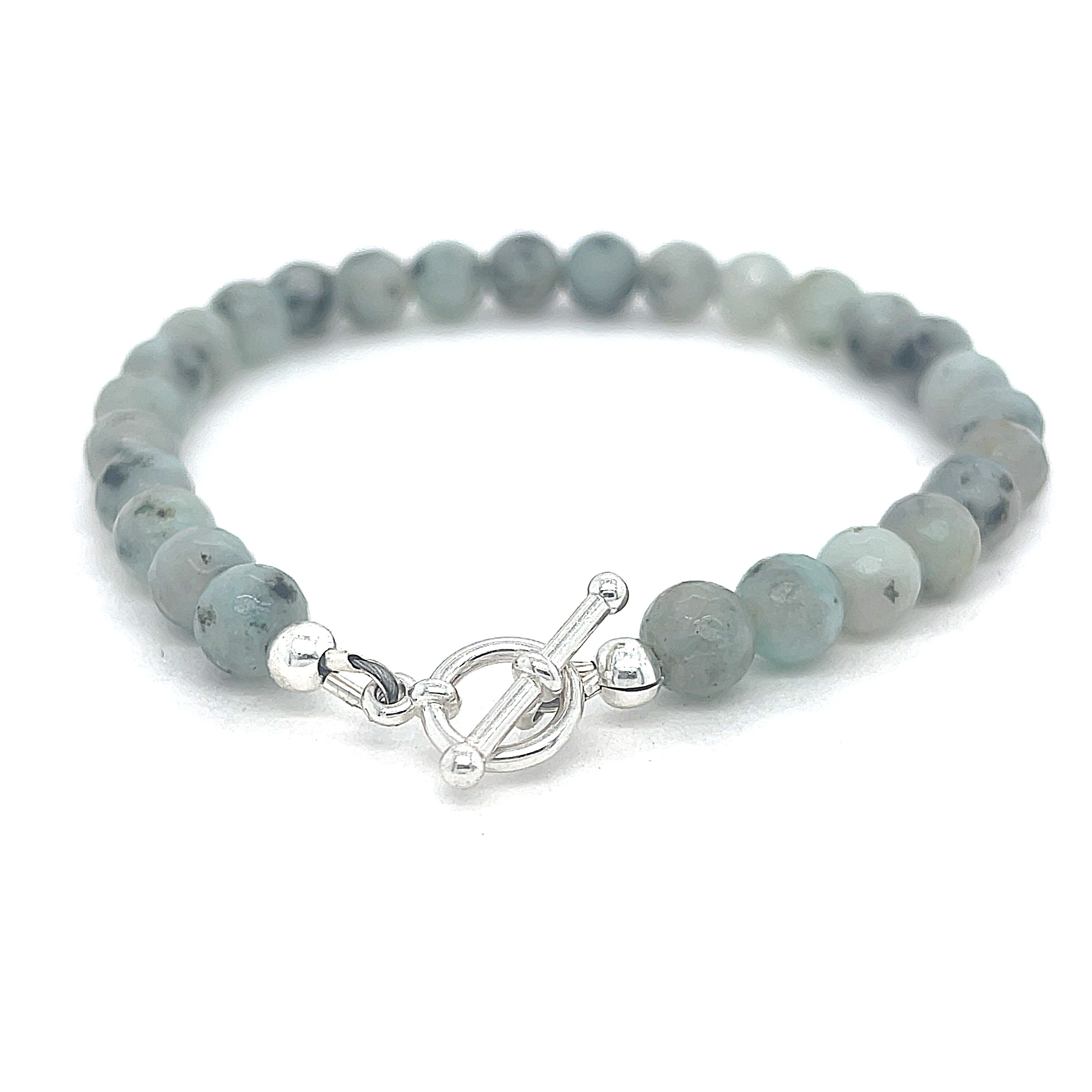 Kiwi Jasper Gemstone Beaded Bracelet | Hidden Jewel of the South End