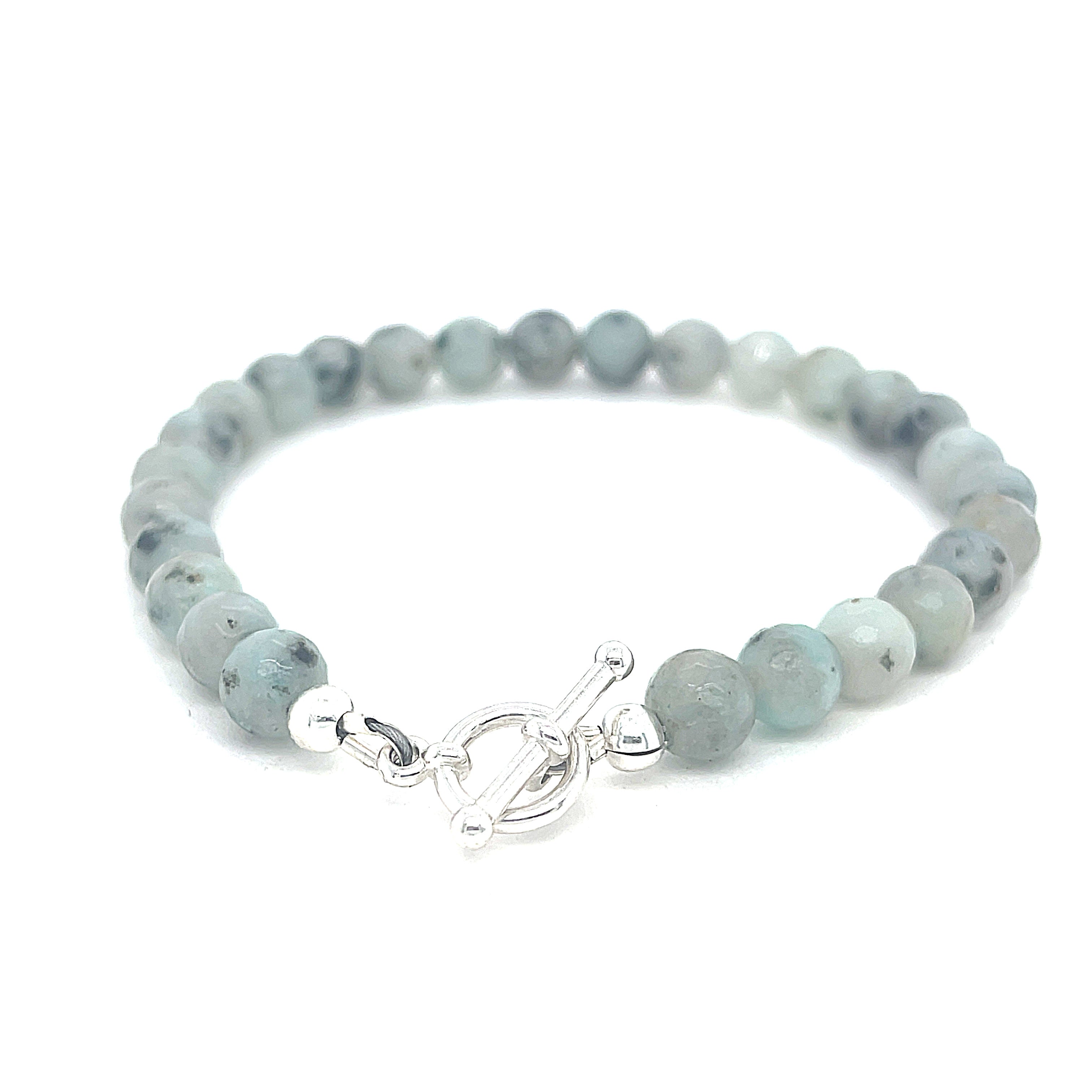 Kiwi Jasper Gemstone Beaded Bracelet | Hidden Jewel of the South End
