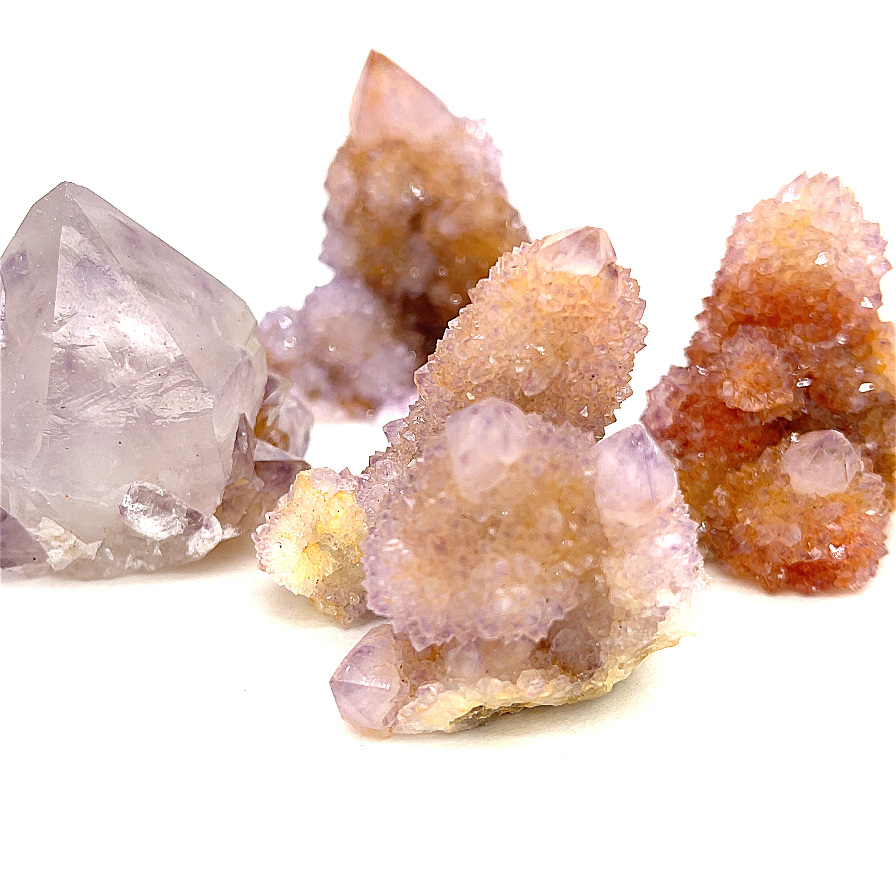 Spirit Quartz Gemstone points / clusters