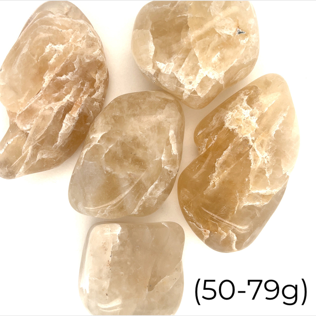 Yellow Topaz tumbled  Gemstones