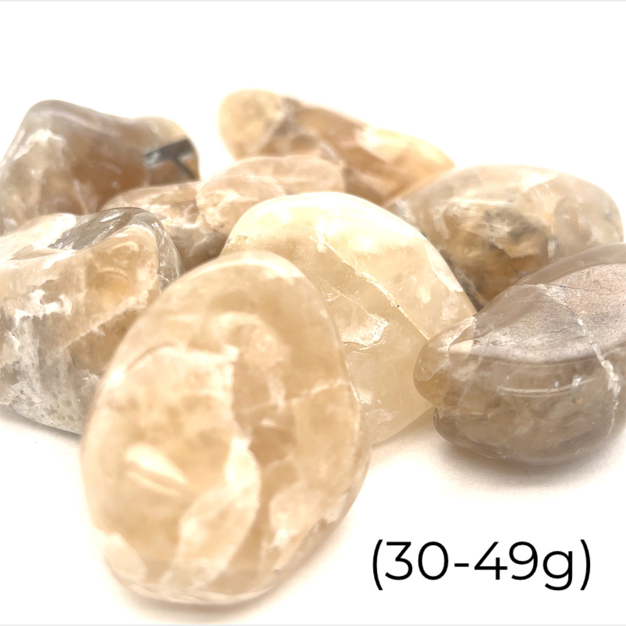 Yellow Topaz tumbled  Gemstones