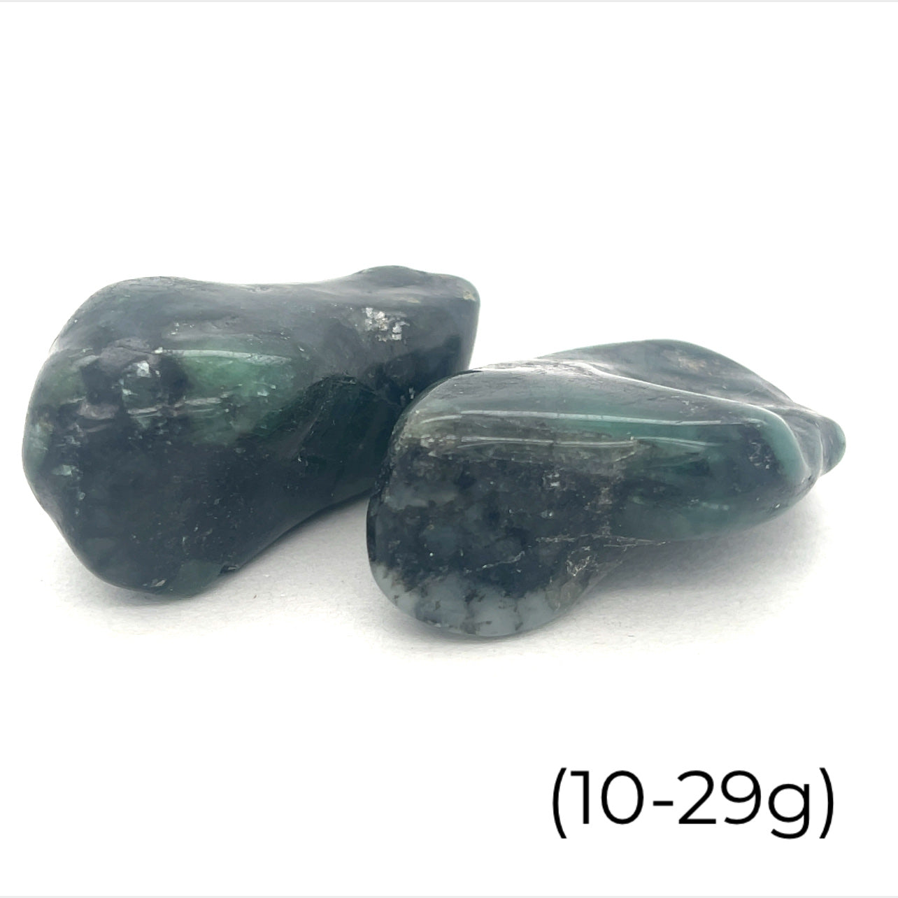 Emerald tumbled gemstones