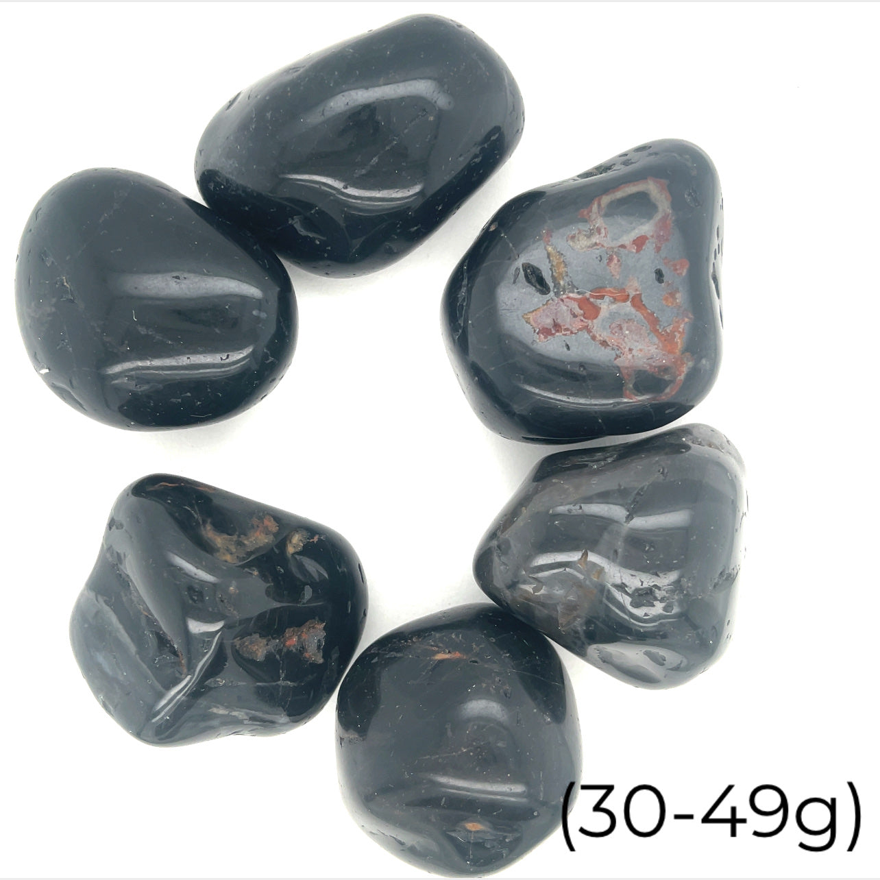 Black Onyx Tumbled gemstone