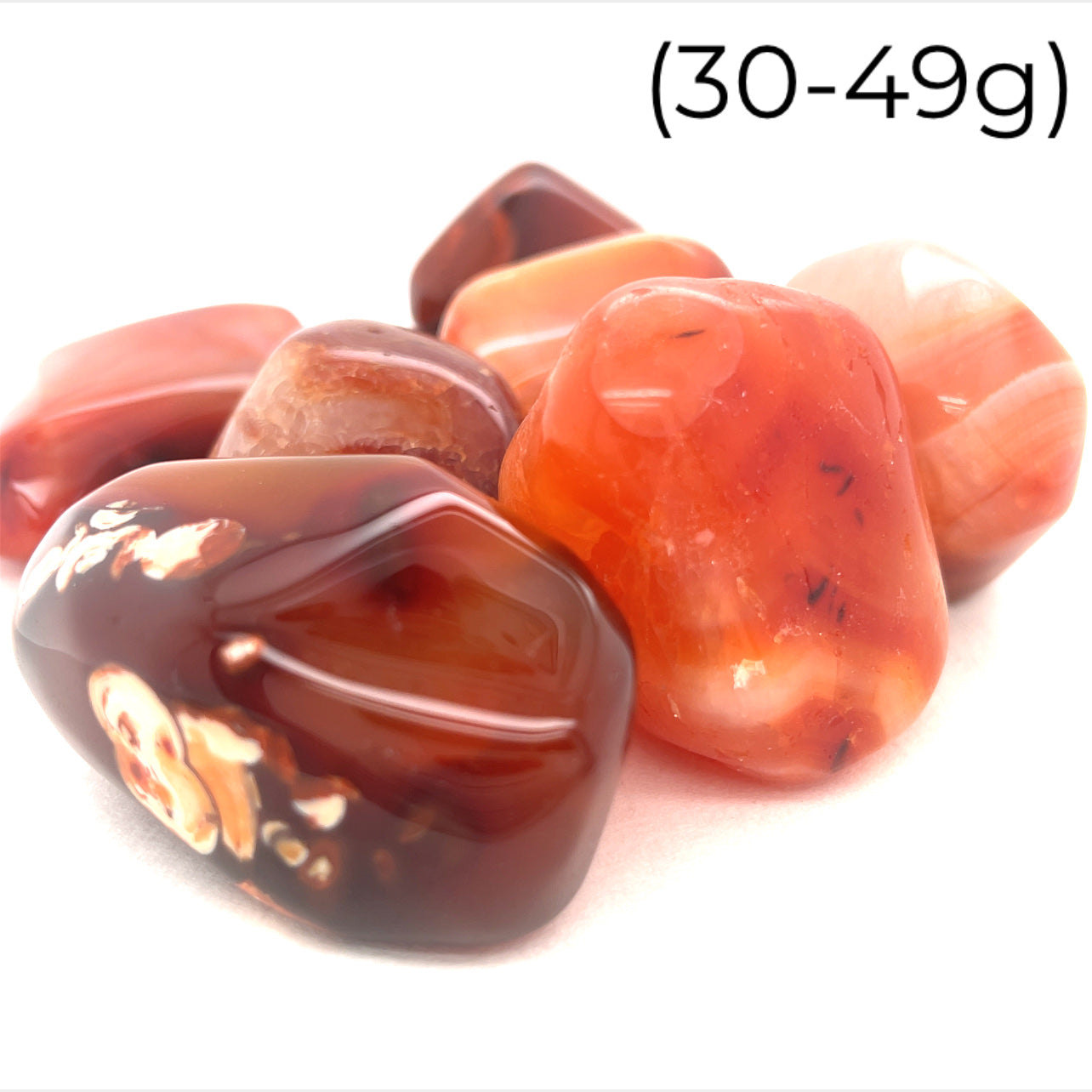 Carnelian tumbled Gemstones