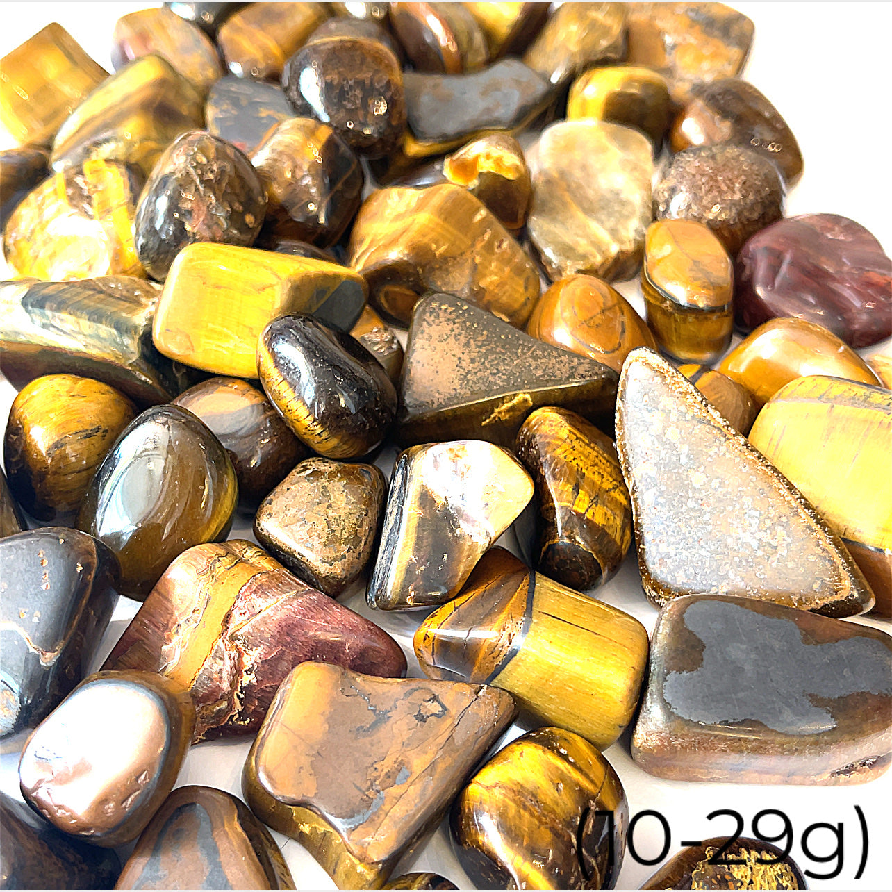 Tiger Eye, Golden, Tumbled Gemstone