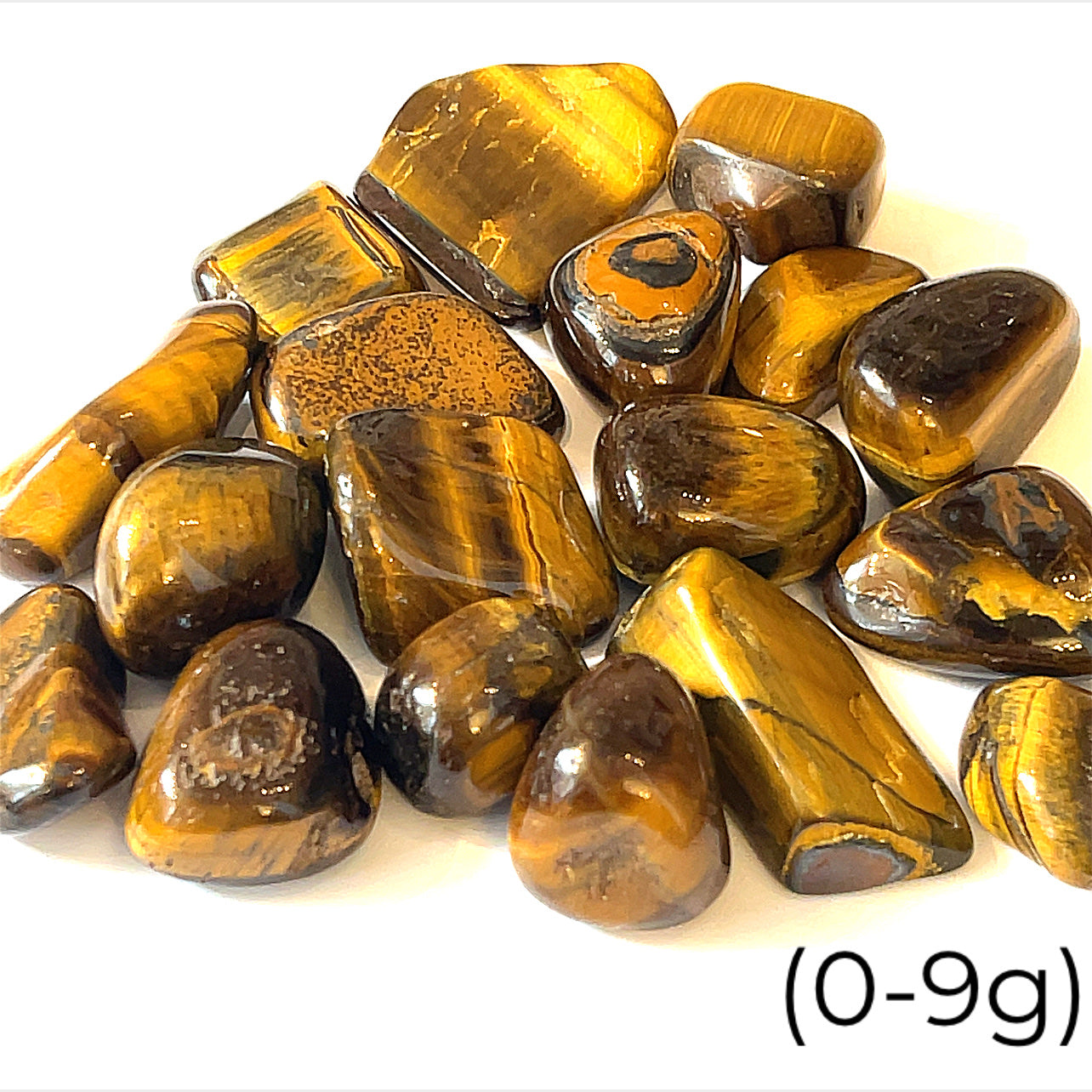 Tiger Eye, Golden, Tumbled Gemstone