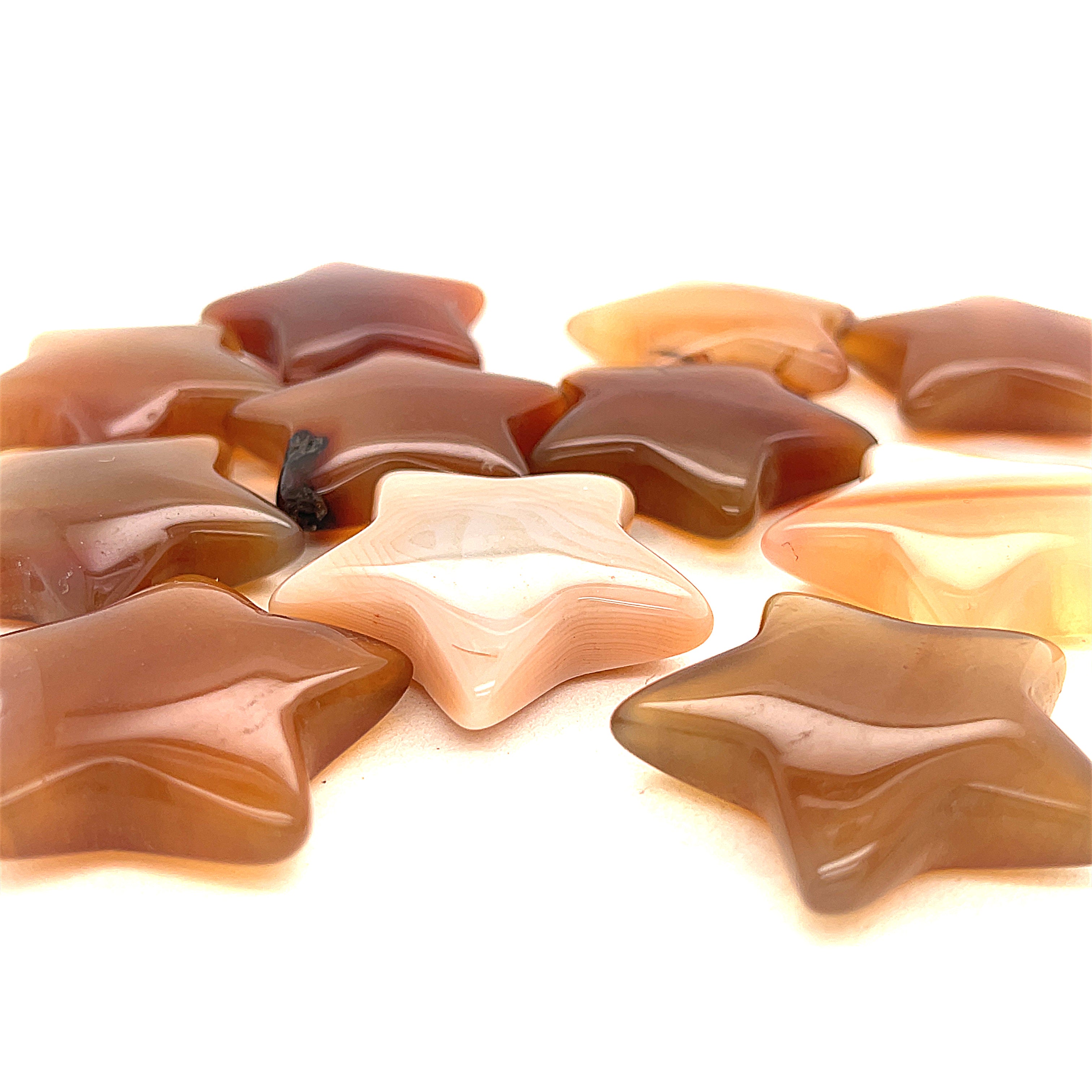 Gemstone Carved Star Shape, gemstone carved shapes