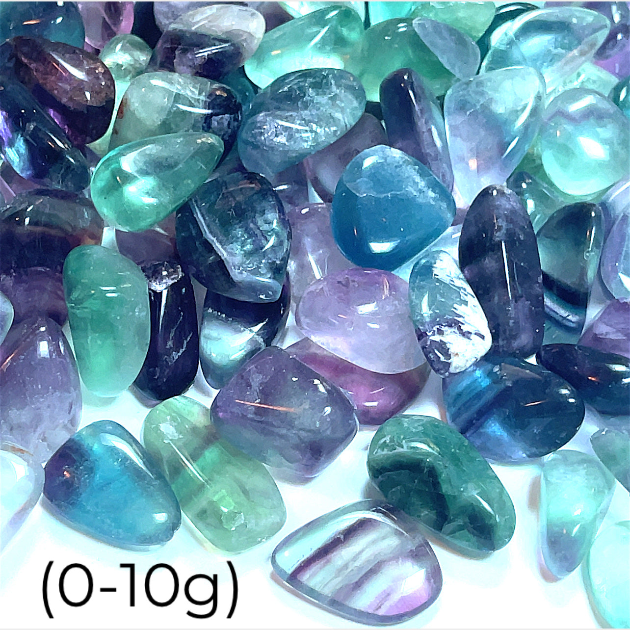 Rainbow Fluorite Tumbled Gemstones