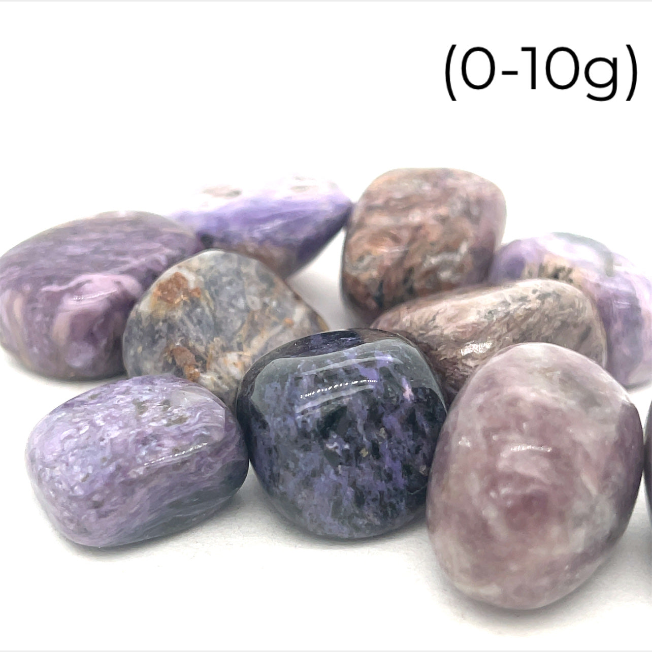 Charoite tumbled gemstone