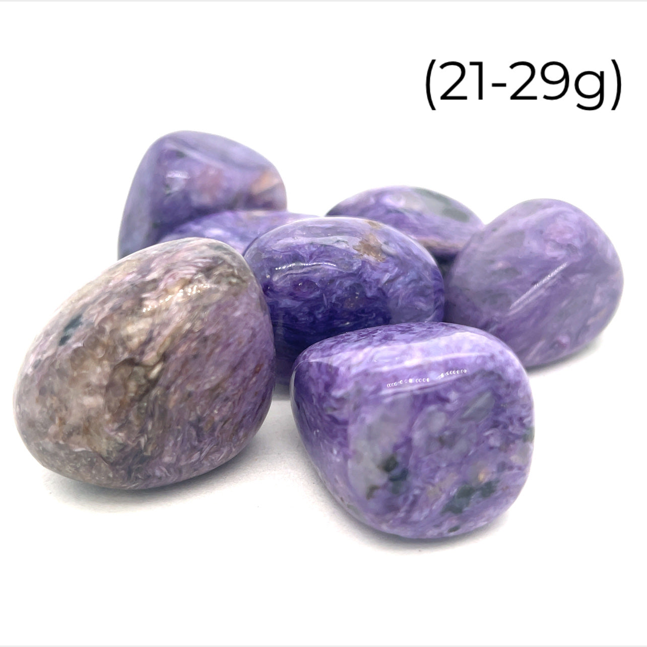 Charoite tumbled gemstone