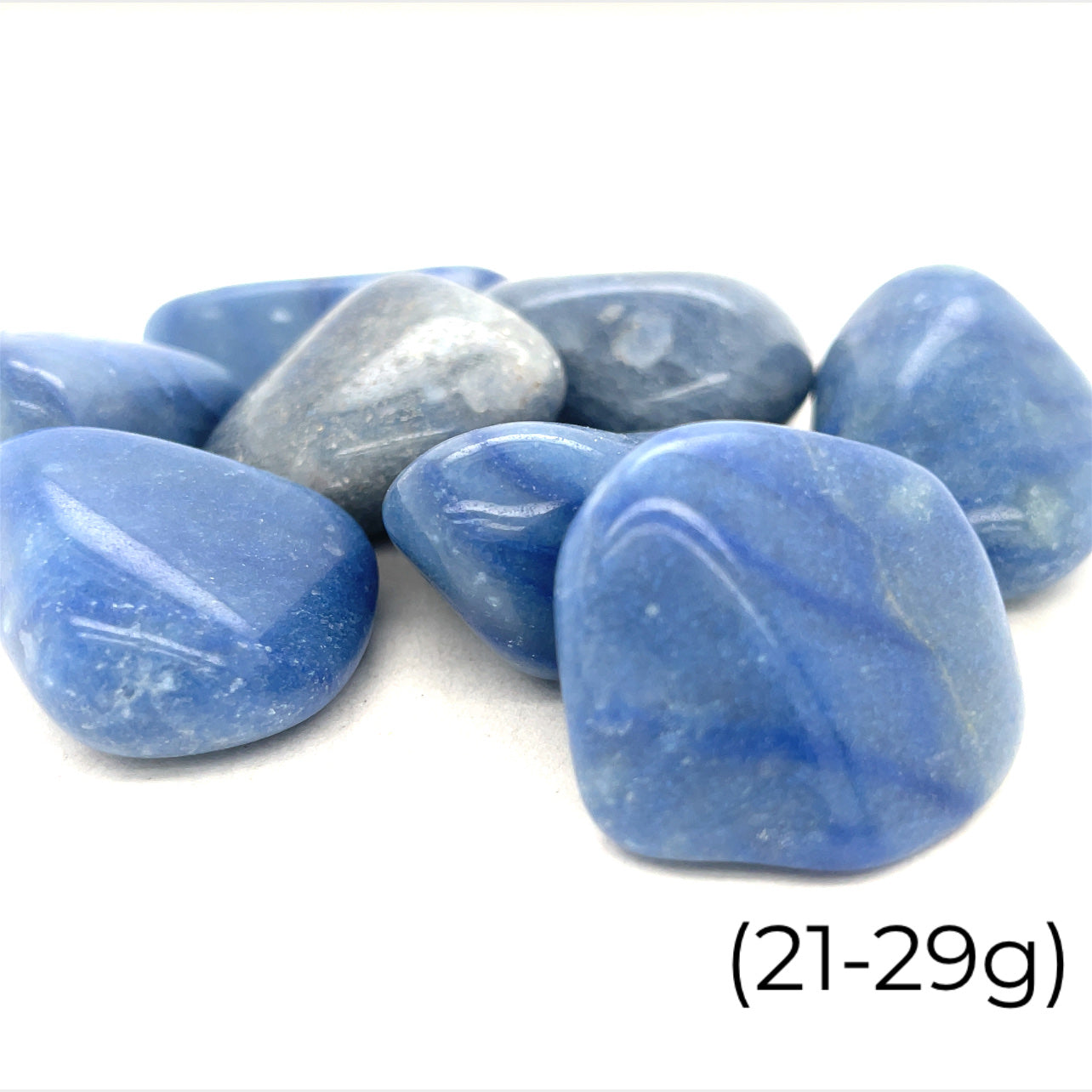 Dumortierite, blue quartz, Gemstone Tumbles