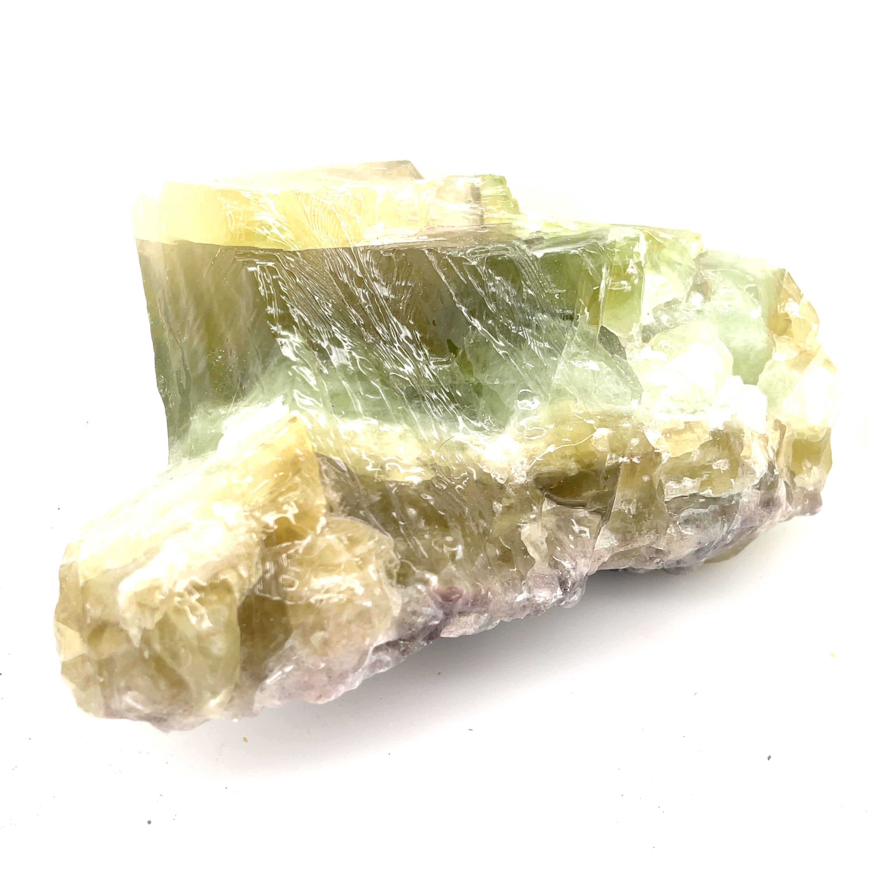 Green Calcite Raw Jumbo gemstone crystal