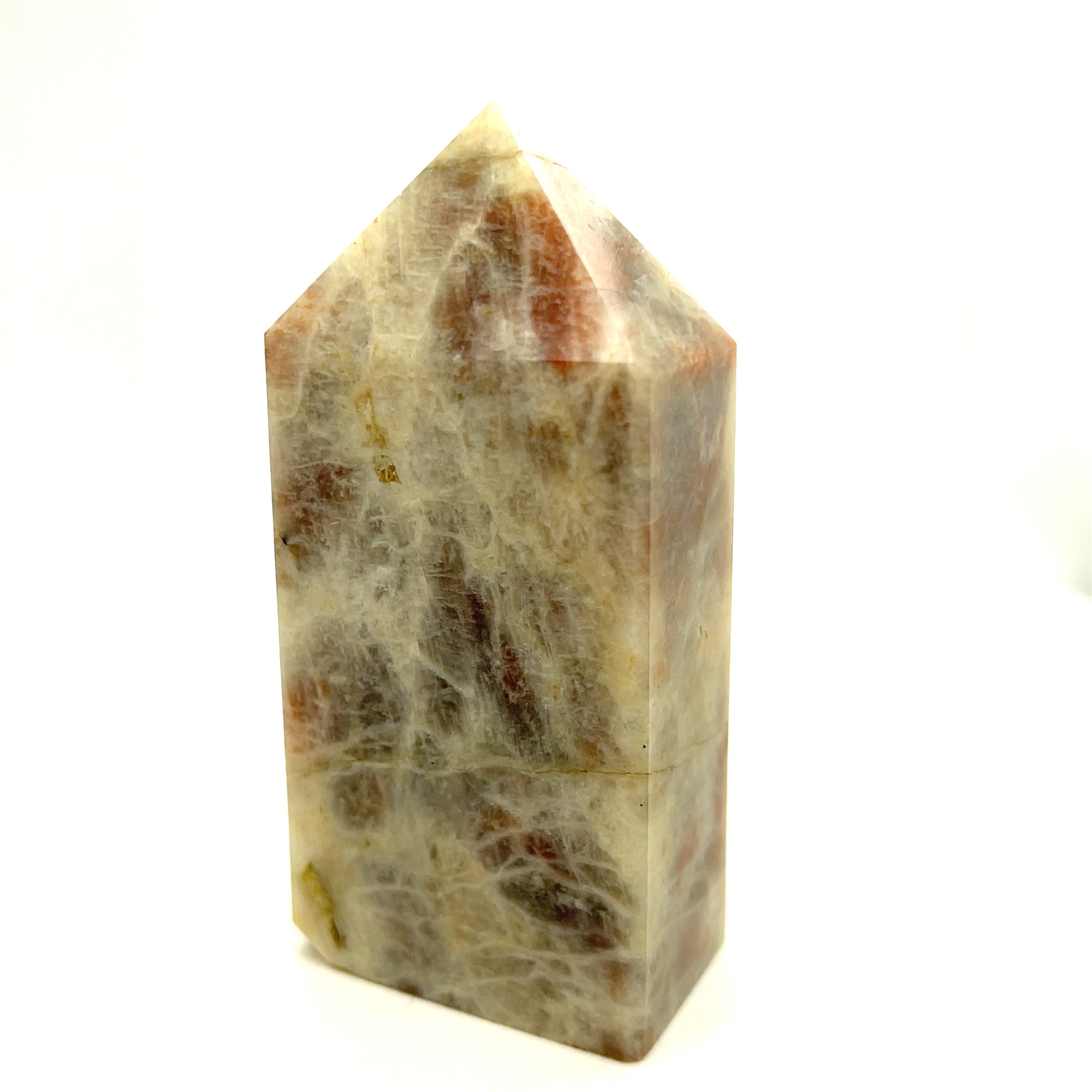 Moonstone, chocolate gemstone tower