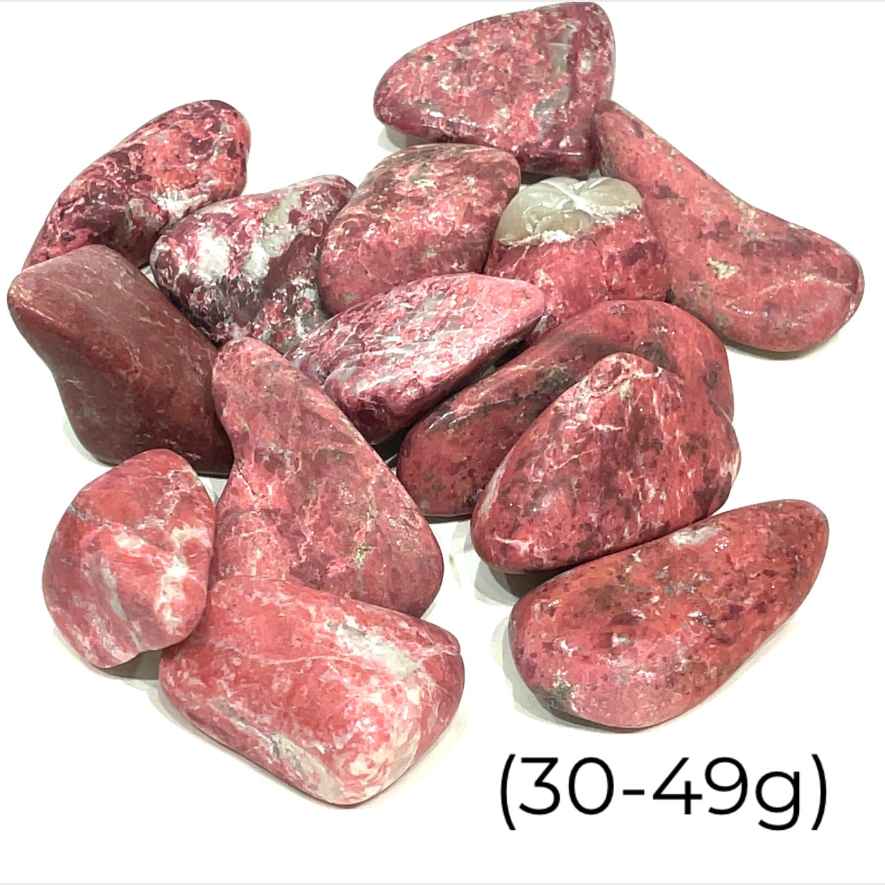 Thulite Tumbled Gemstone