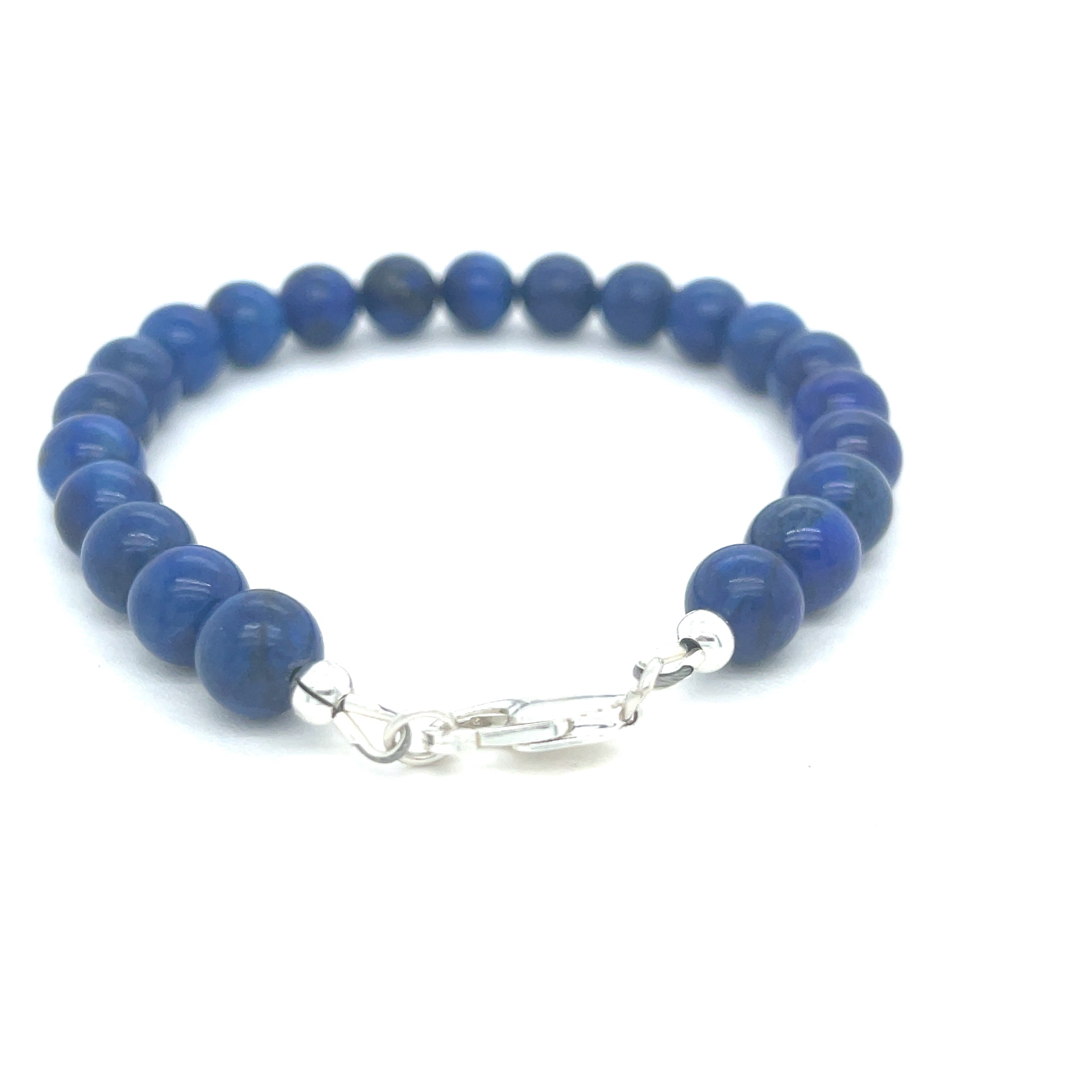 Lapis Lazuli Gemstone Beaded Bracelet