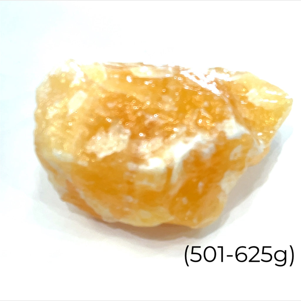 Orange Calcite Raw Gemstone