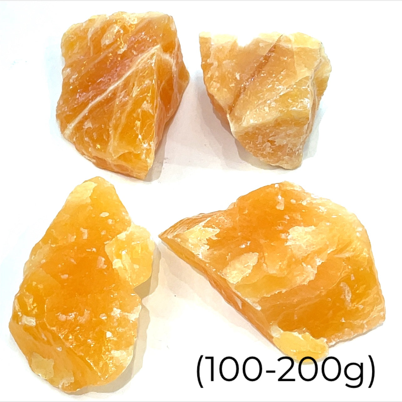 Orange Calcite Raw Gemstone