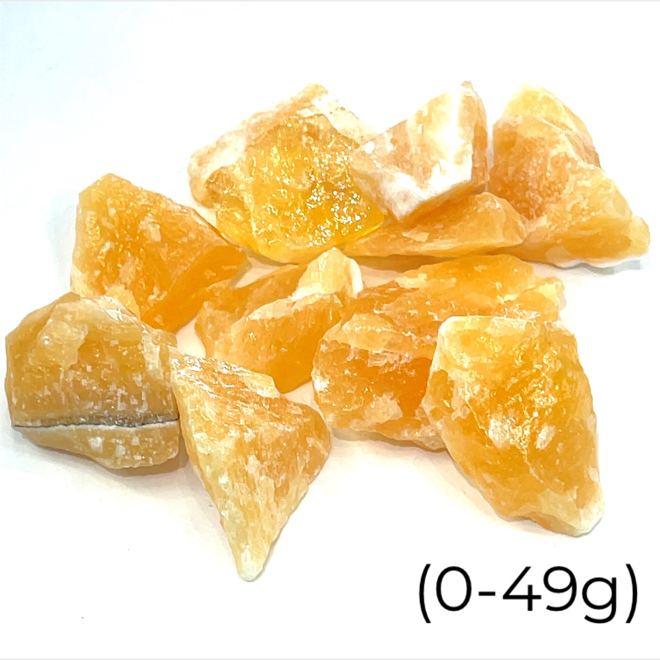 Orange Calcite Raw Gemstone