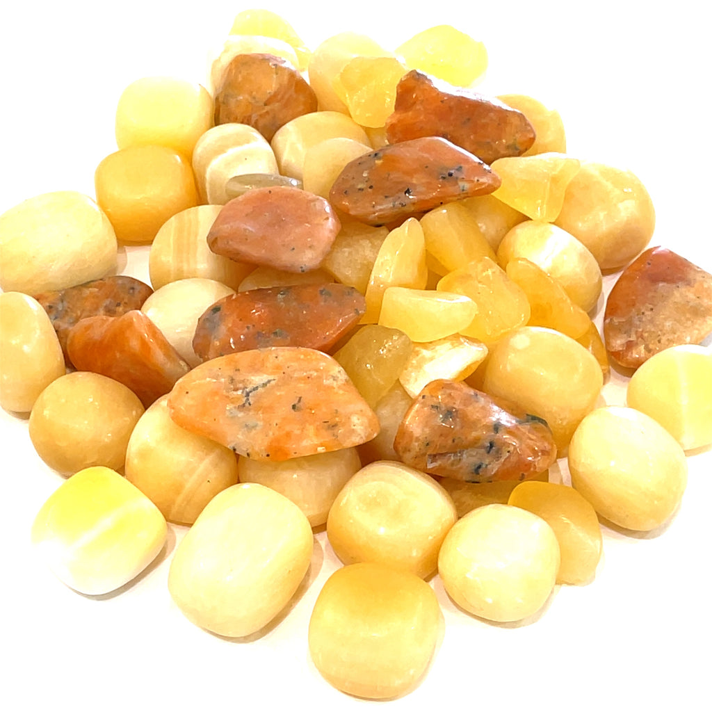 Calcite Orange tumble gemstone