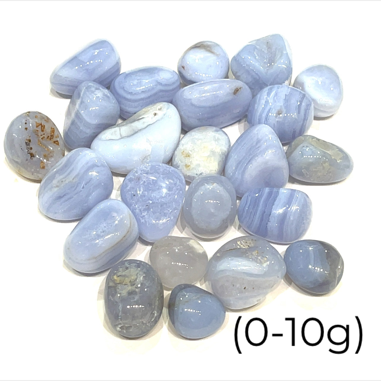 Blue Lace Agate Gemstone Tumbled gemstone
