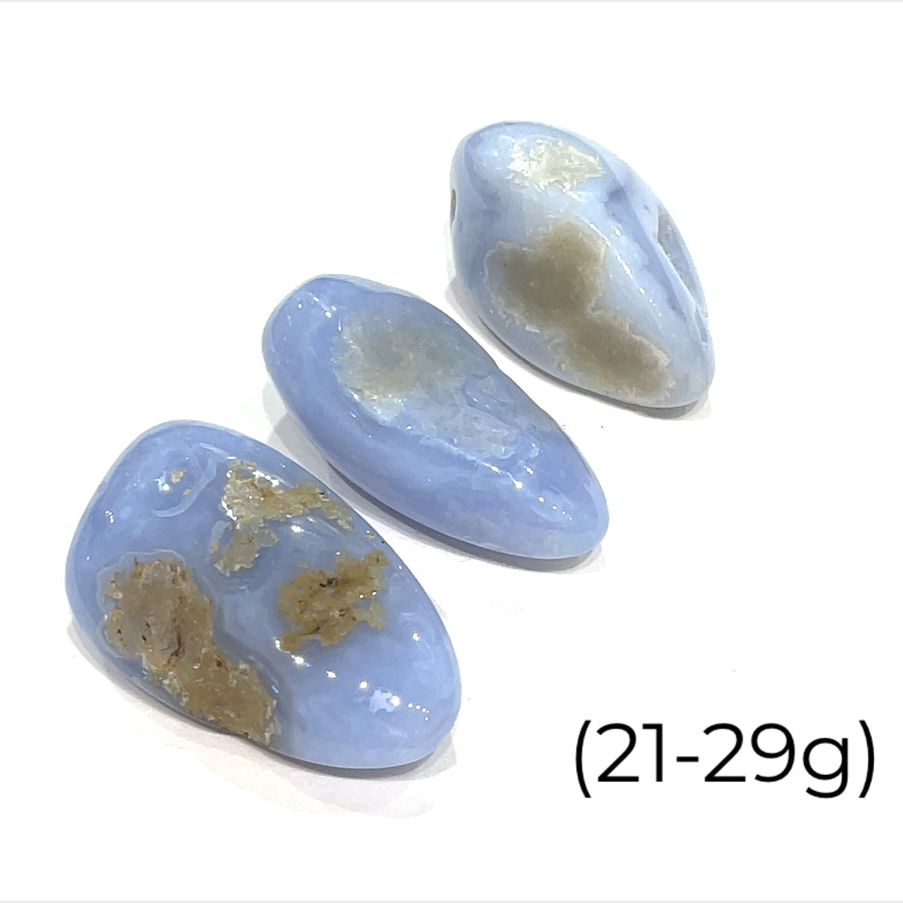Blue Lace Agate Gemstone Tumbled gemstone