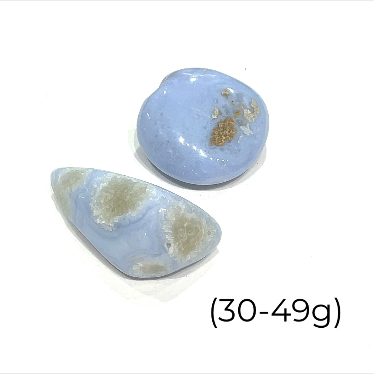 Blue Lace Agate Gemstone Tumbled gemstone