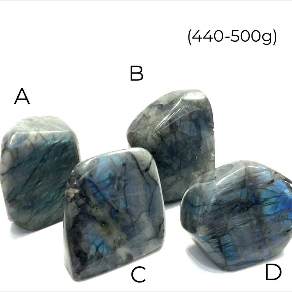 Labradorite free forms (440-500g)