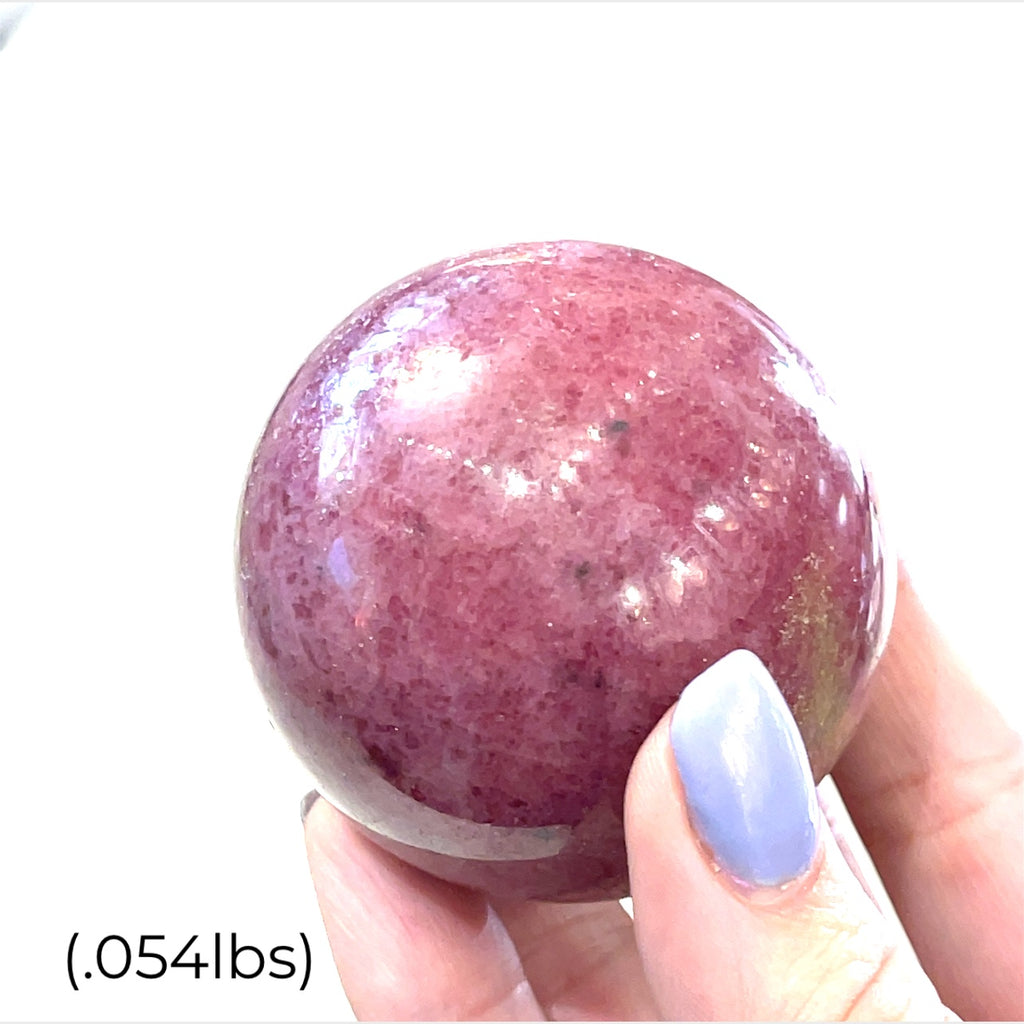 Rhodonite Gemstone Sphere
