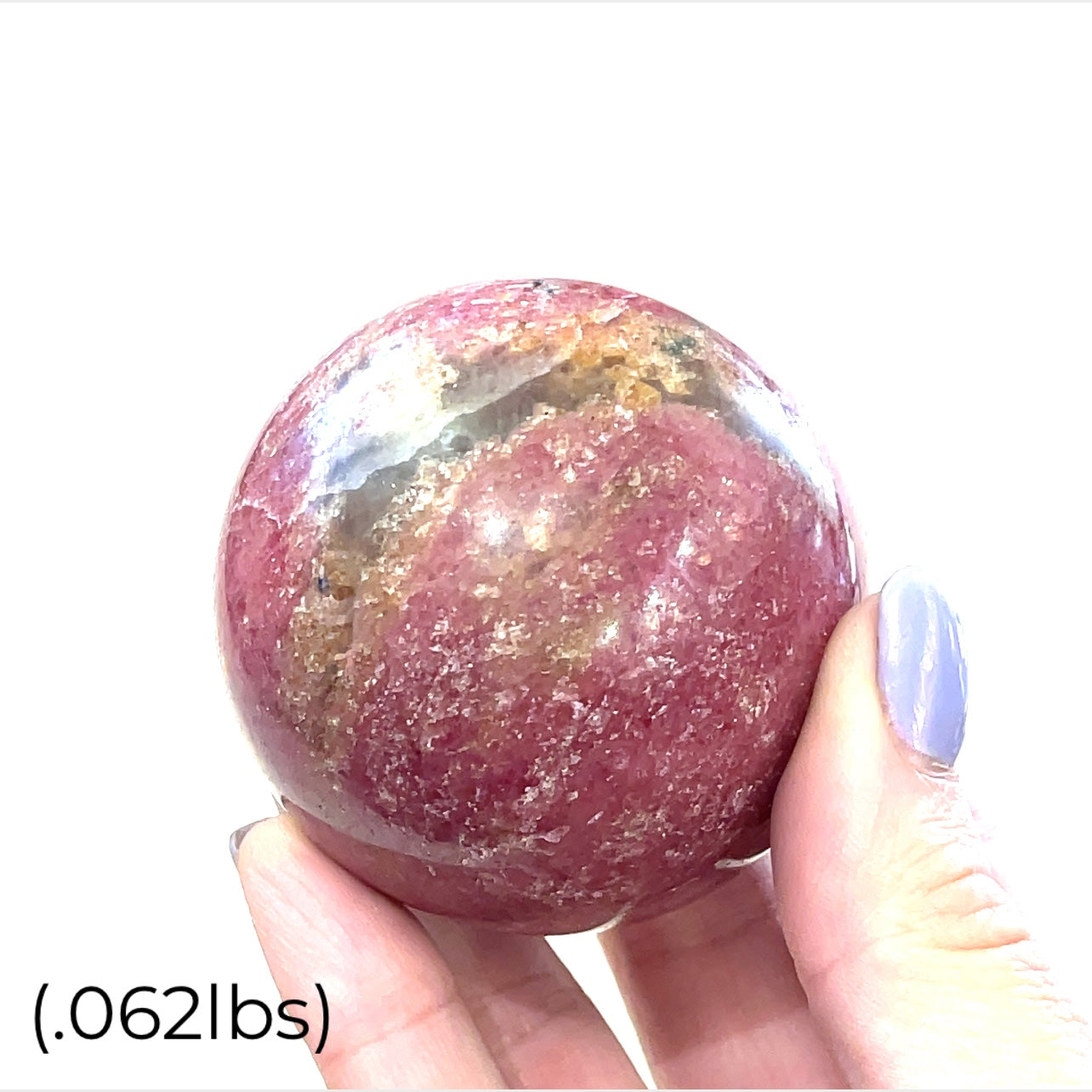 Rhodonite Gemstone Sphere