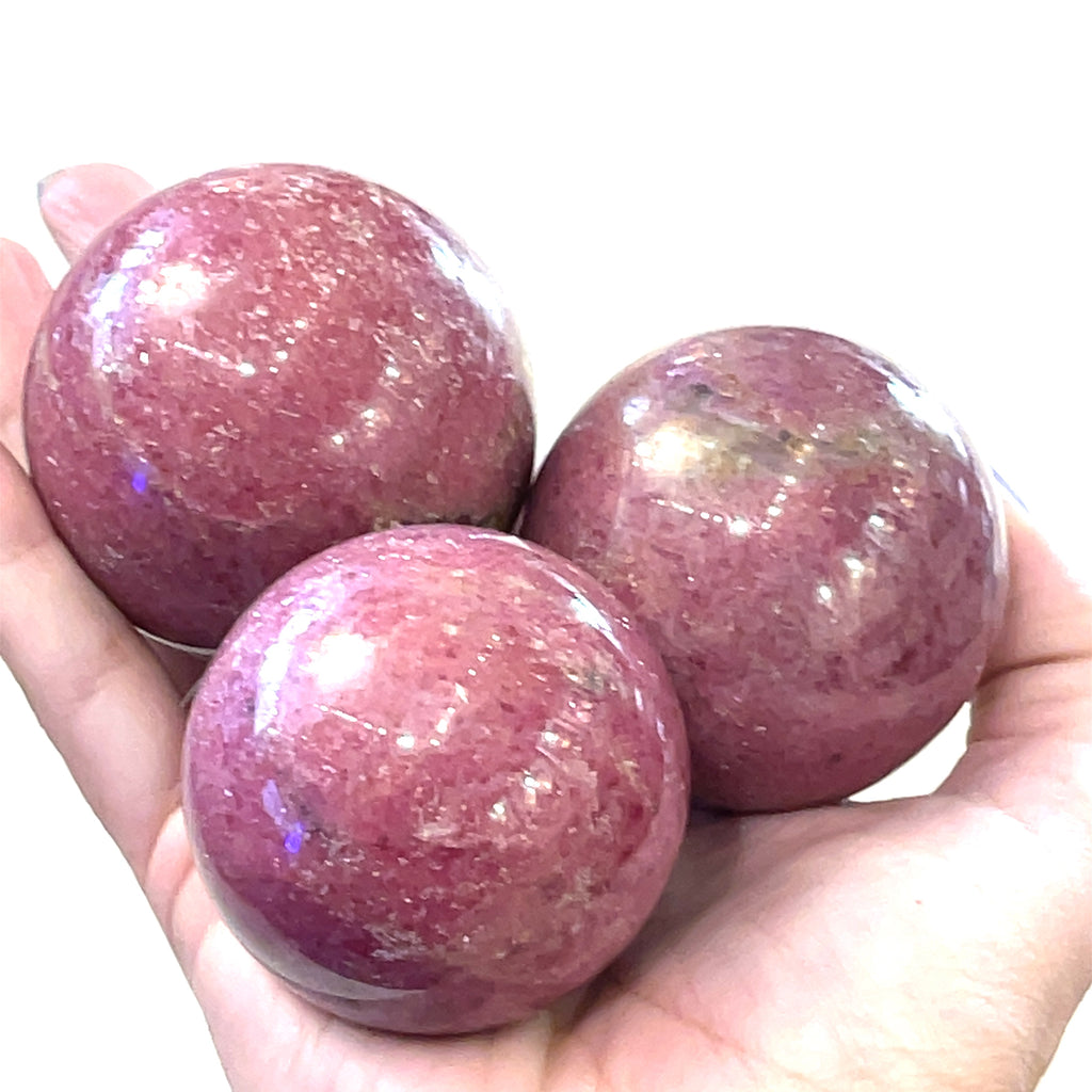 Rhodonite Gemstone Sphere