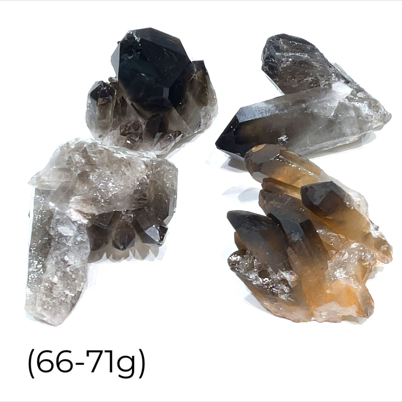 Smoky Quartz Gemstone Smaller Collector's Pieces, smokey quartz clusters