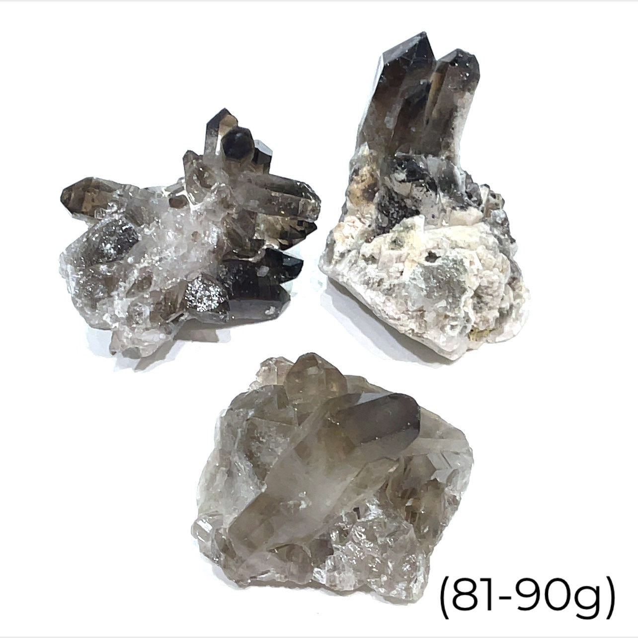 Smoky Quartz Gemstone Smaller Collector's Pieces, smokey quartz clusters