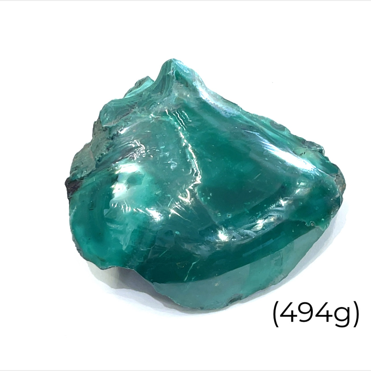 Malachite - slice slab Raw Gemstone