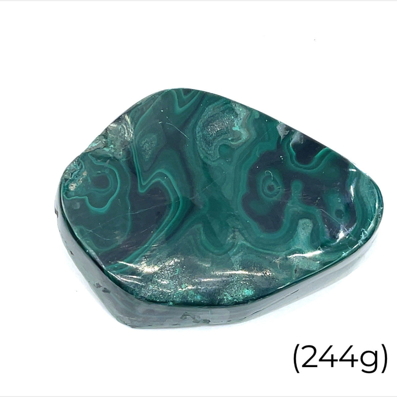 Malachite - slice slab Raw Gemstone