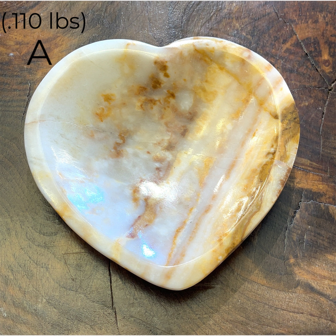 Onyx  Gemstone Heart Plates