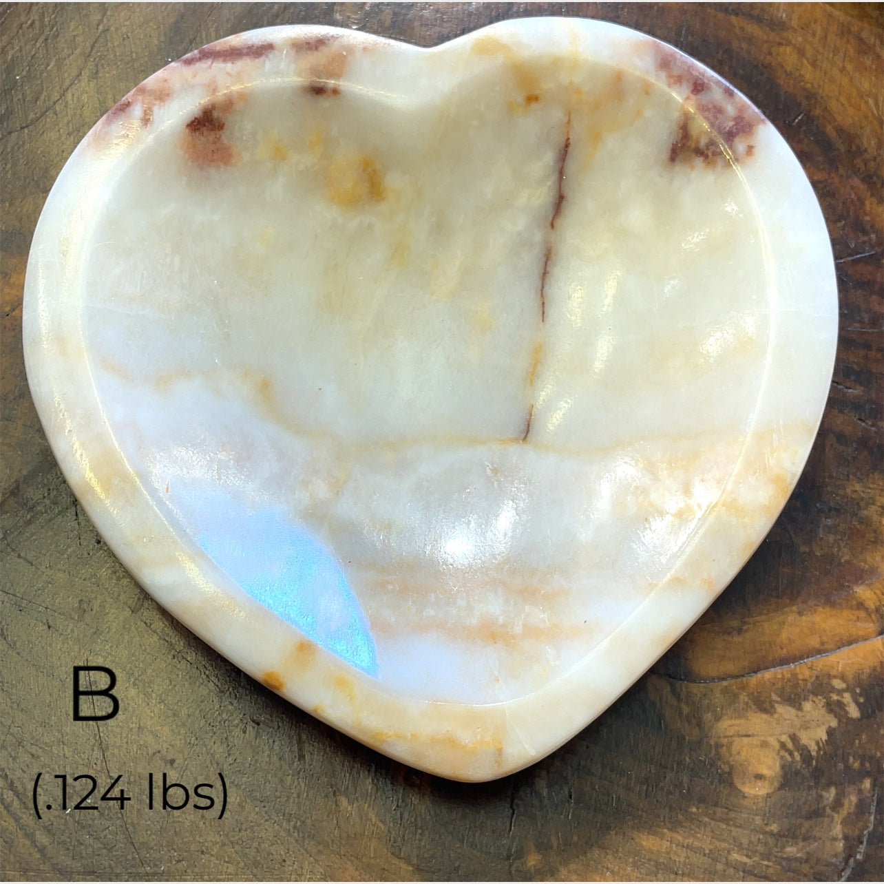 Onyx  Gemstone Heart Plates