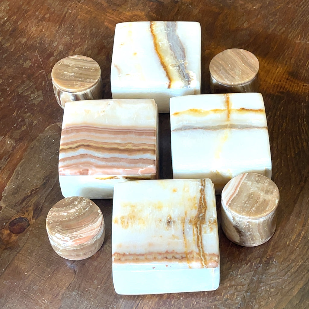 Onyx gemstone box
