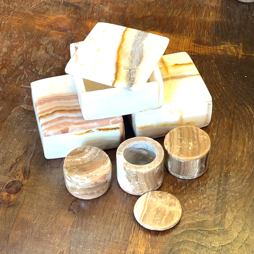 group of boxes
