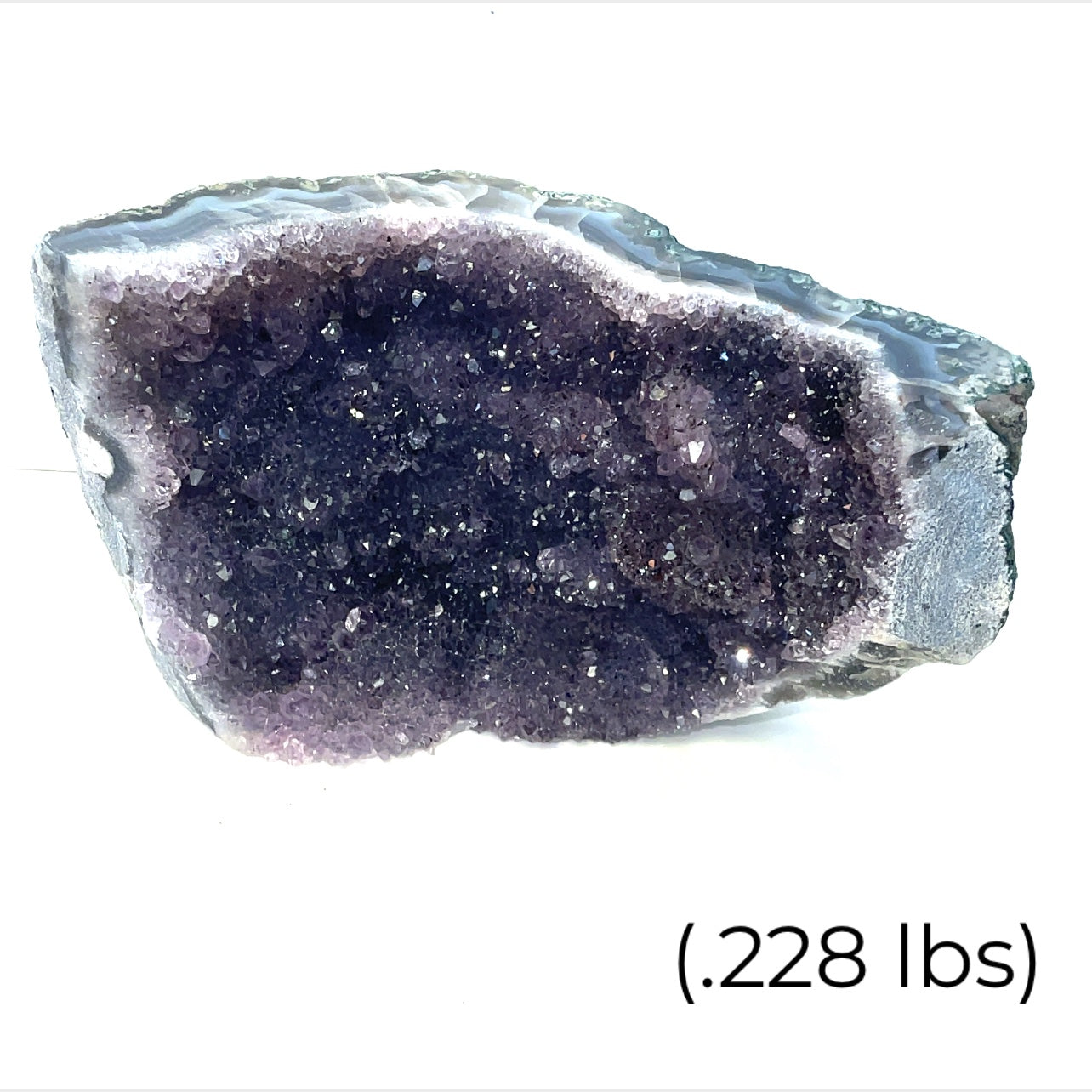 Amethyst , Raw slab Crystal gemstone