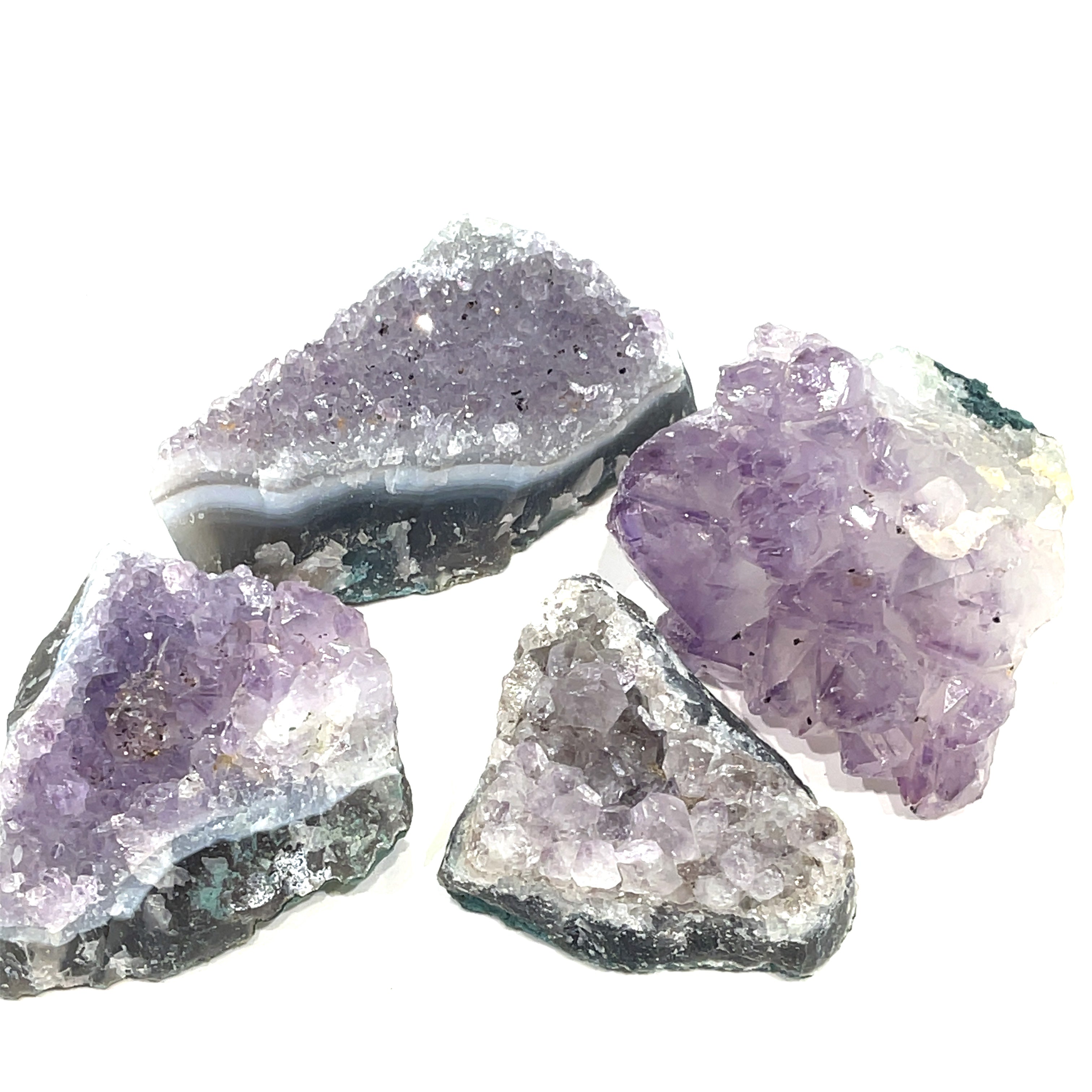 Amethyst , Raw slab Crystal gemstone