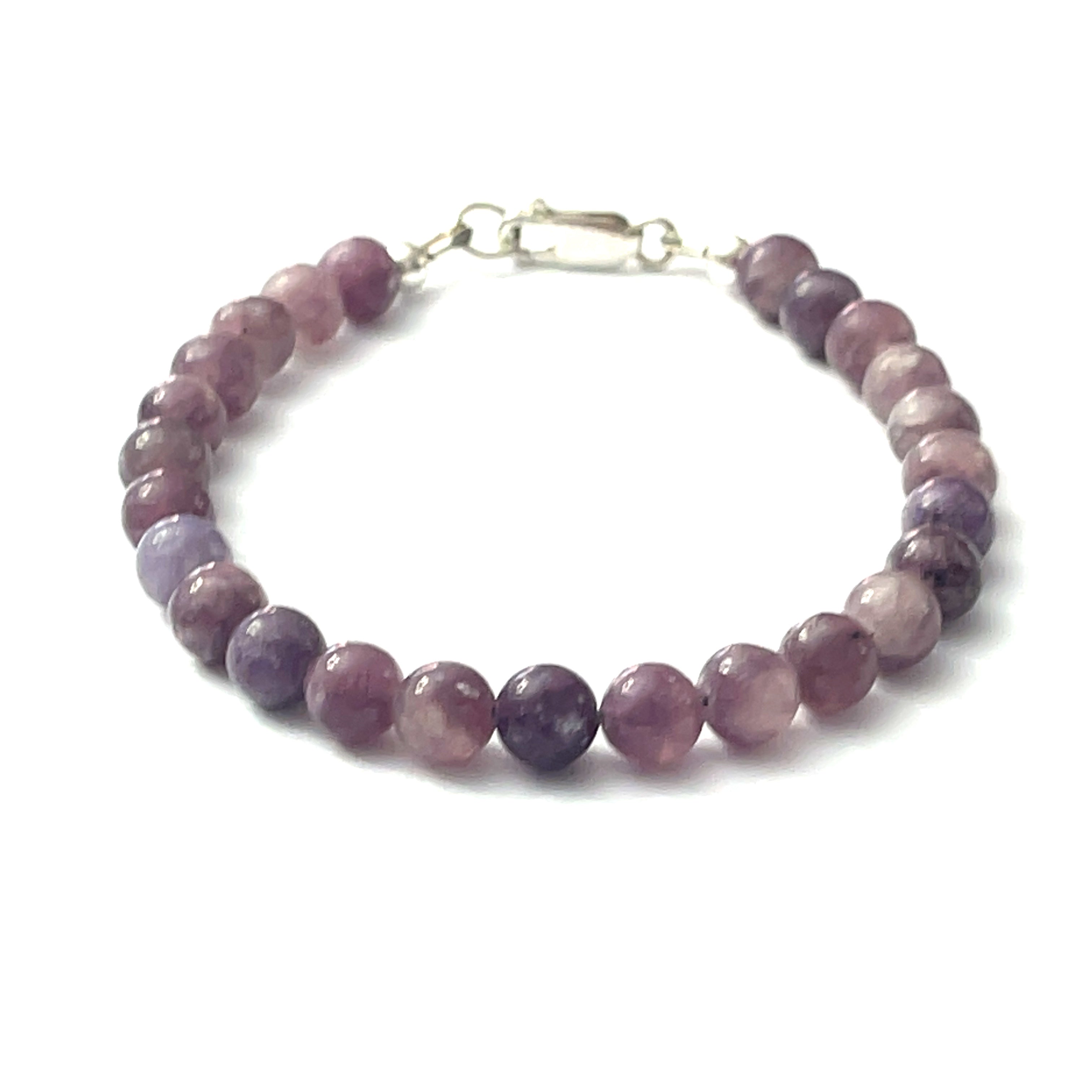 Lepidolite gemstone  bracelet, jewelry