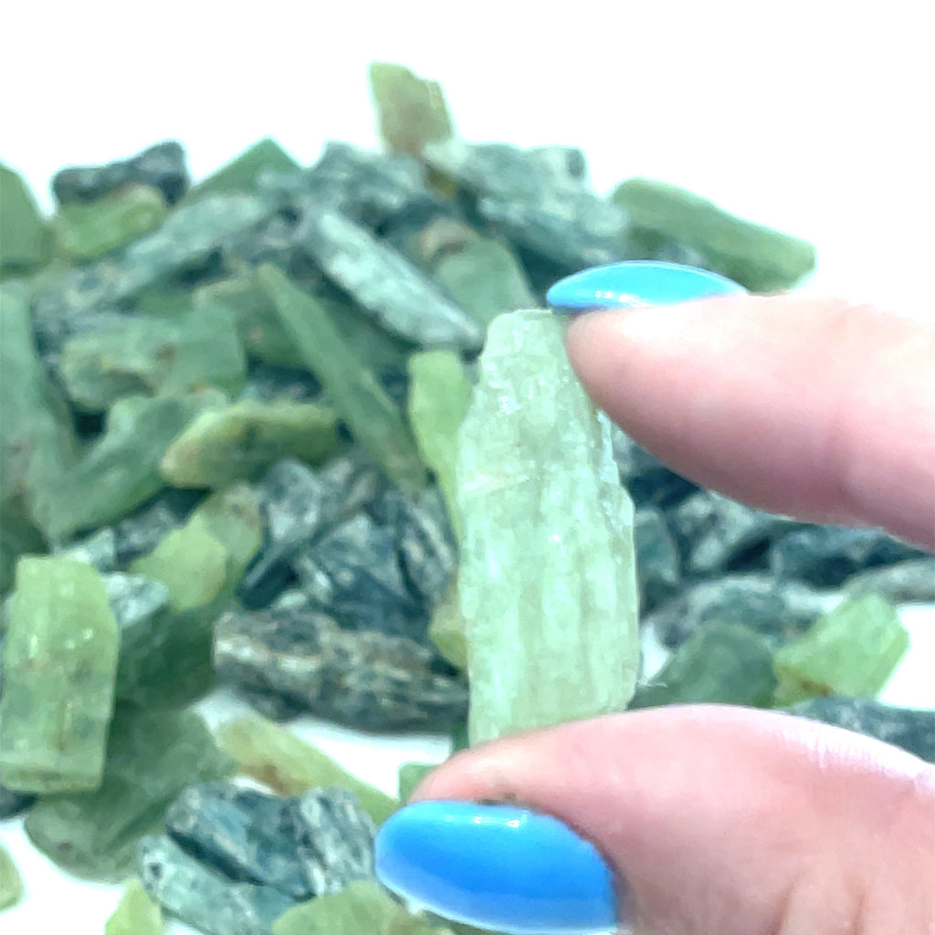 Green Kyanite  raw gemstones
