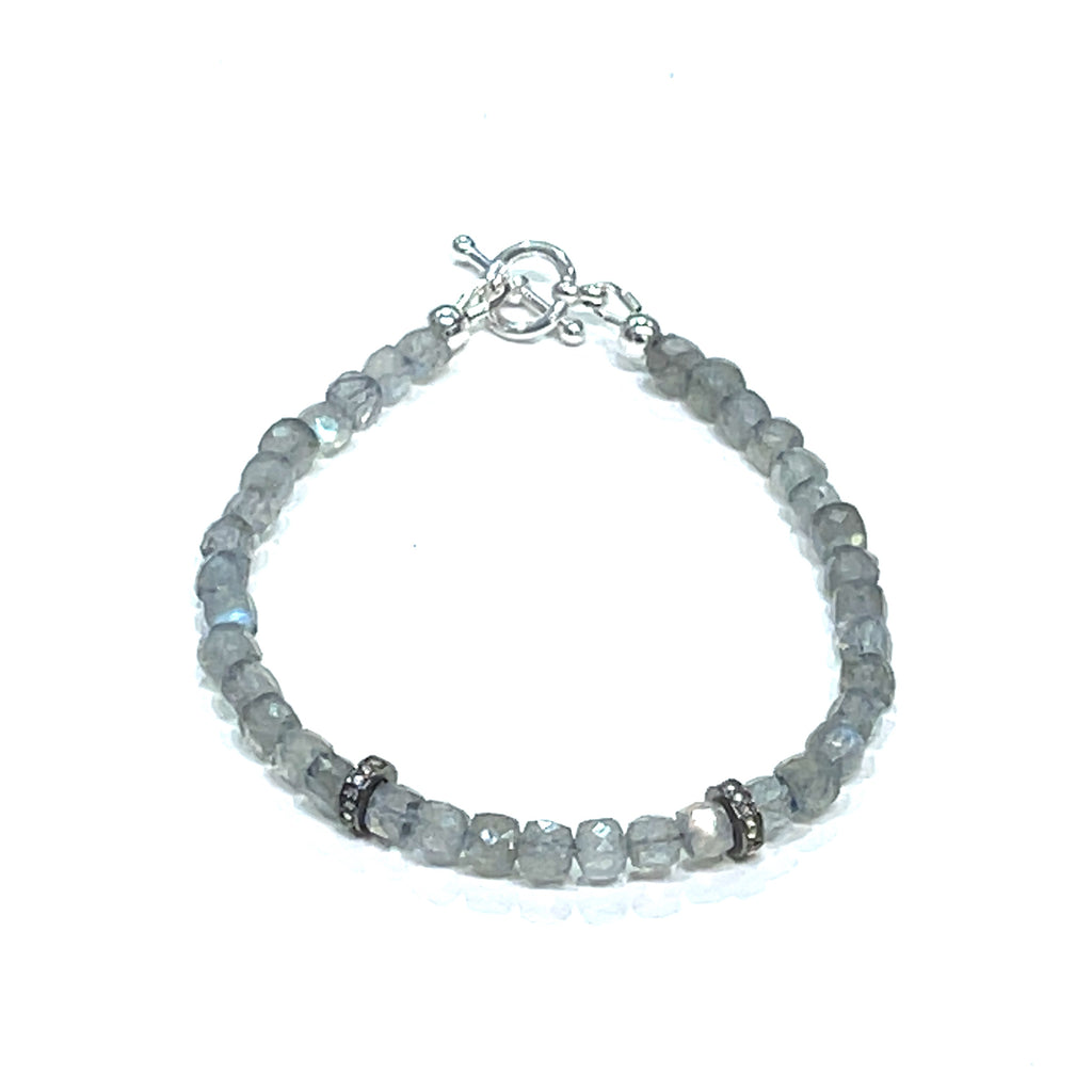 Labradorite gemstone bracelet, Jewelry